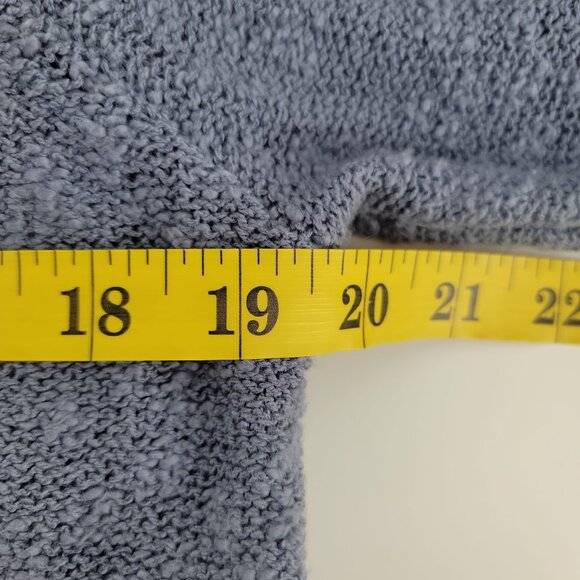 L.L.Bean Lightweight Cotton Knit Sweater | Blue | Small - Picture 6 of 7